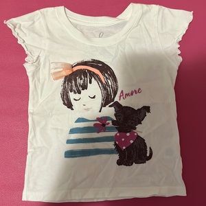 Peek Graphic Tee for baby girl